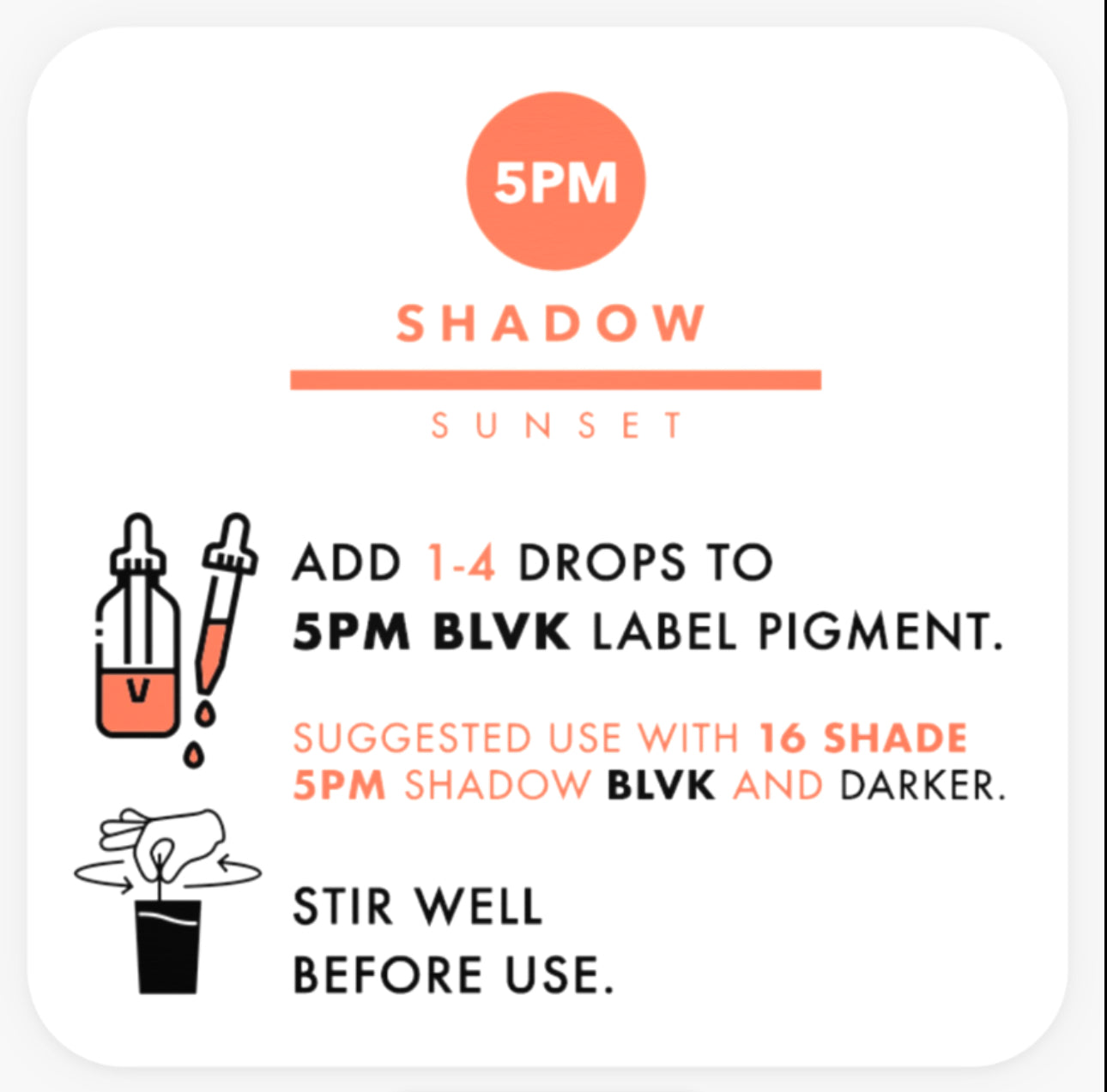 15 ml Bottle 5pm Shadow Sunset